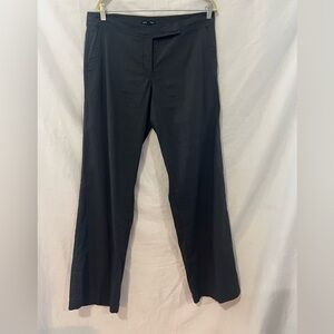 Eileen Fisher Graphite Side Zip Straight
Leg Linen Blend Pants Sz 14